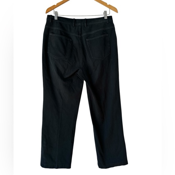 St. John Sport Cotton Blend Black Pants - Picture 8 of 15